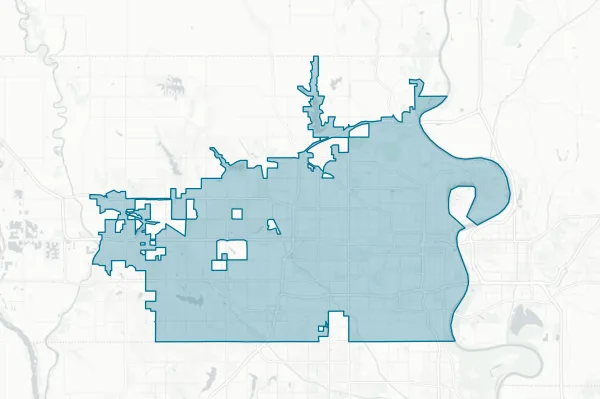 City of Omaha — detail map