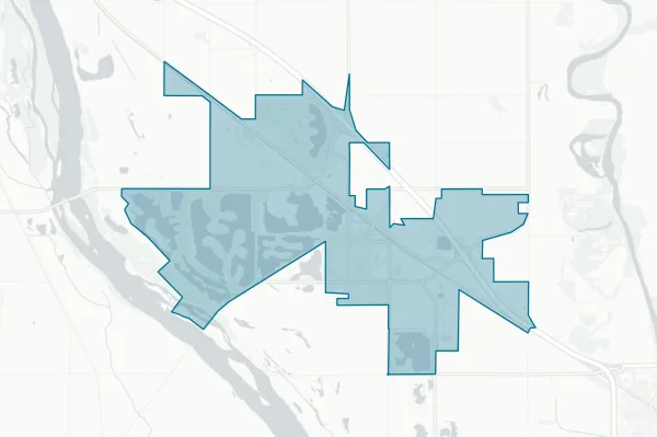 City of Valley — detail map