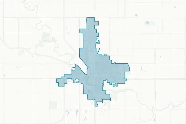 City of Beatrice — detail map