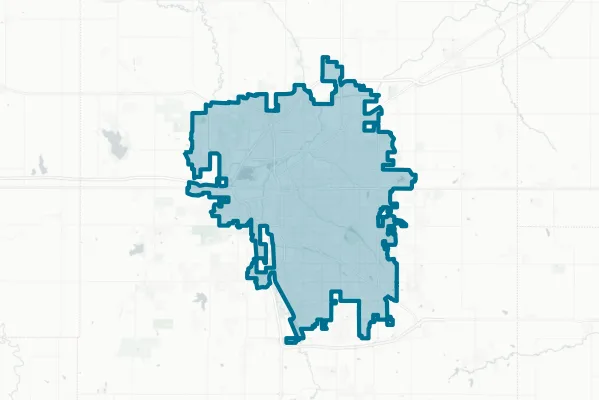 City of Lincoln — detail map
