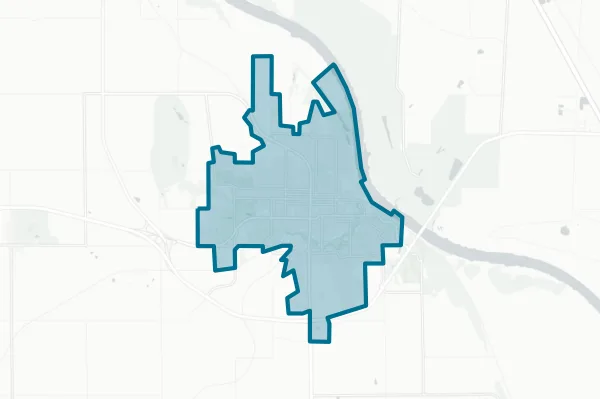 City of Nebraska City — detail map