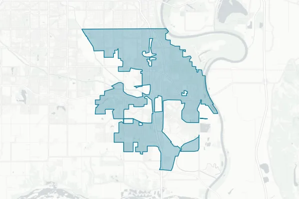 City of Bellevue — detail map
