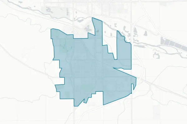 City of Gering — detail map
