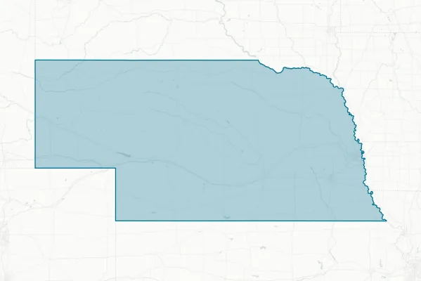 State of Nebraska — detail map