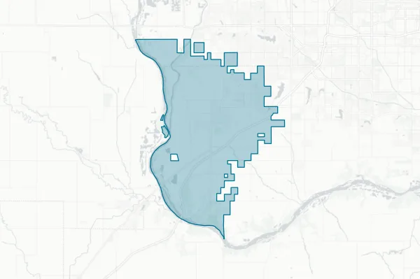 School District #37 - Gretna Public Schools — detail map