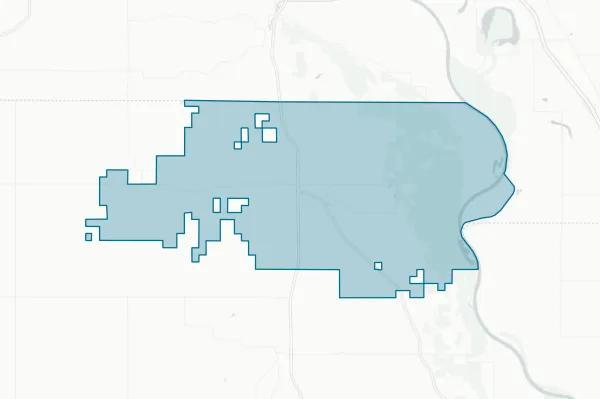Winnebago Public Schools District #17 — detail map