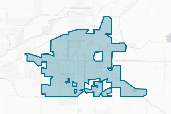 City of Fallon — detail map
