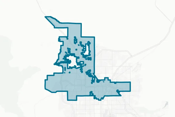 City of Las Vegas — detail map