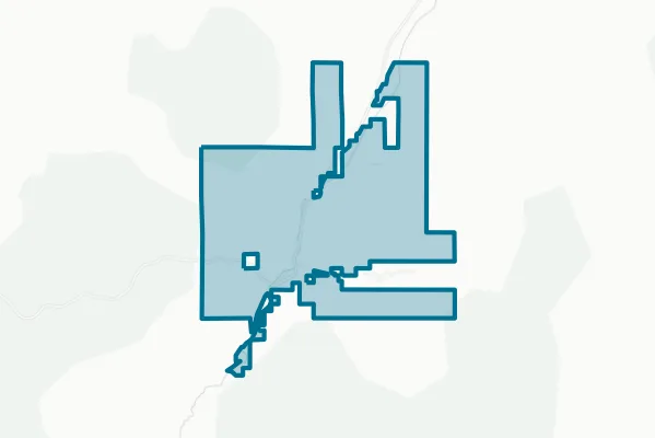 City of Caliente Nevada — detail map