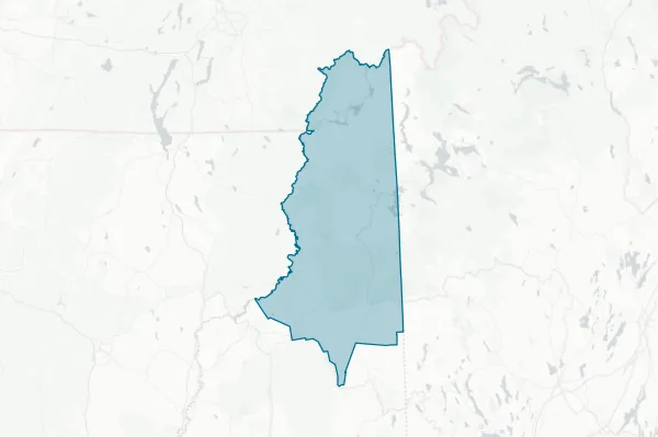County of Coos — detail map
