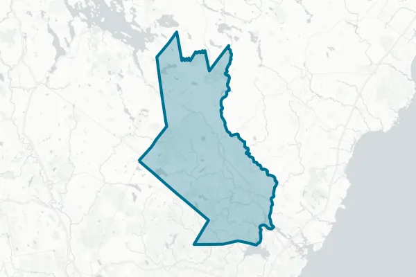 County of Strafford — detail map