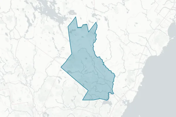 Barrington, New Hampshire School District — detail map