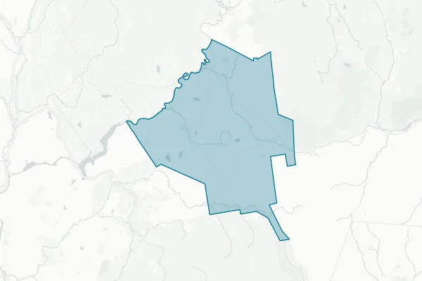 White Mountains Regional School District — detail map