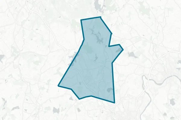 Salem, New Hampshire School District — detail map
