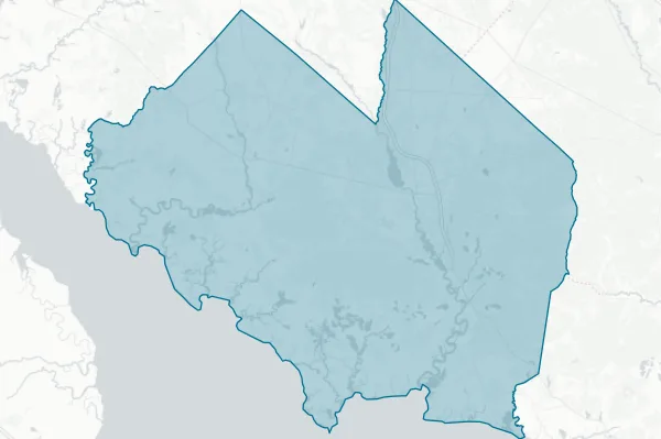 Cumberland County Board of Vocational Education — detail map