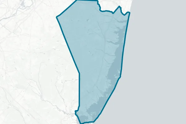 Ocean County Vocational Technical — detail map
