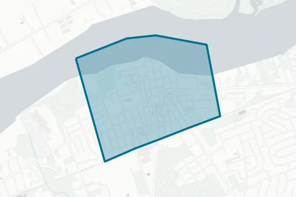 Beverly City School — detail map