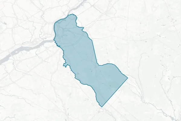Camden County Board of Social Services — detail map