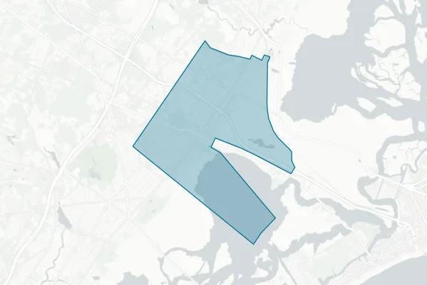 Pleasantville Board of Education — detail map