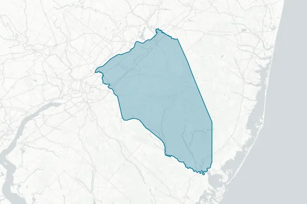 City of Burlington Board of Education — detail map