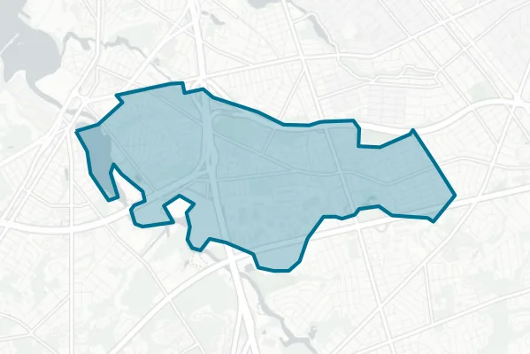 Borough of Bellmawr School District — detail map