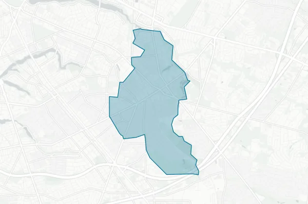 Haddonfield School District — detail map