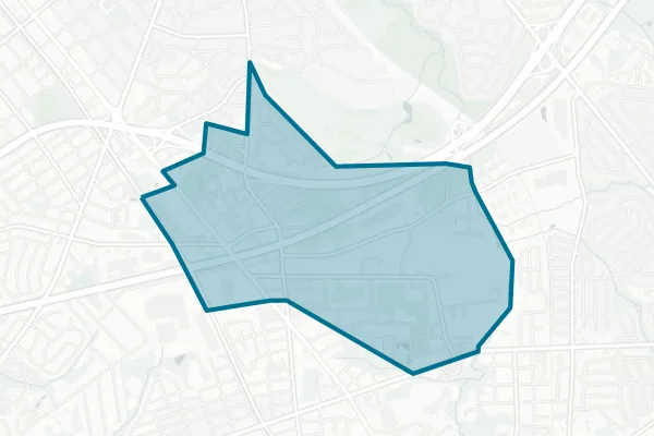 Borough of Lawnside School District — detail map