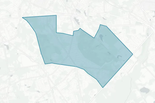 Pine Hill Board of Education — detail map