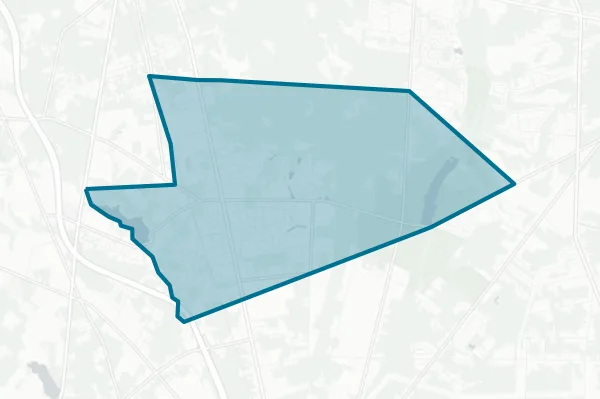 Borough of Clayton School District — detail map