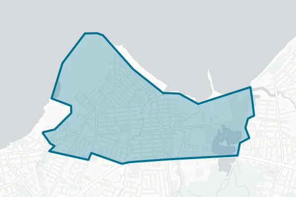Union Beach School District — detail map