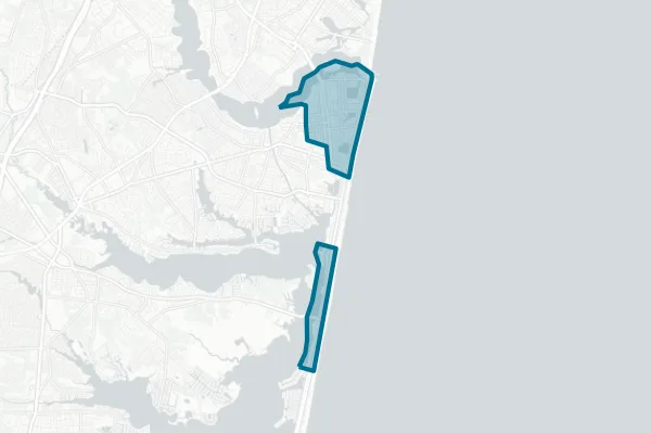 Point Pleasant Beach School District — detail map