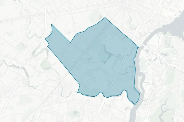 City of Linden School District — detail map