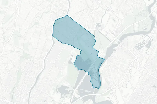 Lyndhurst Board of Education — detail map