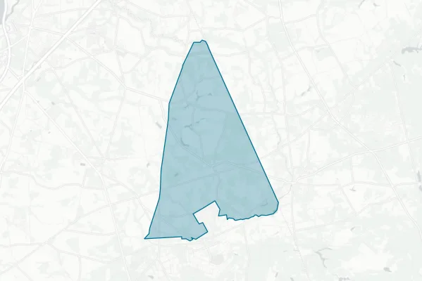 North Hanover Board of Education — detail map