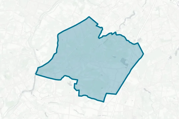 South Brunswick Board of Education — detail map