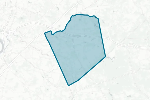 Upper Freehold Regional School District — detail map