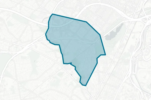 Township of Hillside Board of Education — detail map