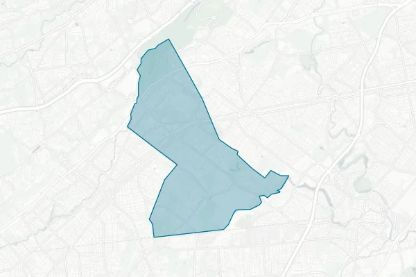 Scotch Plains-Fanwood Regional School District — detail map