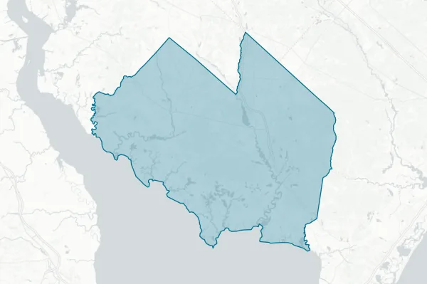 County of Cumberland — detail map