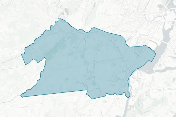 County of Union — detail map