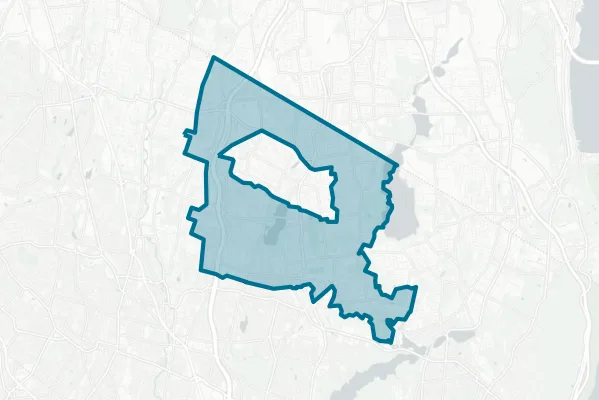 Pascack Valley Regional High School District — detail map