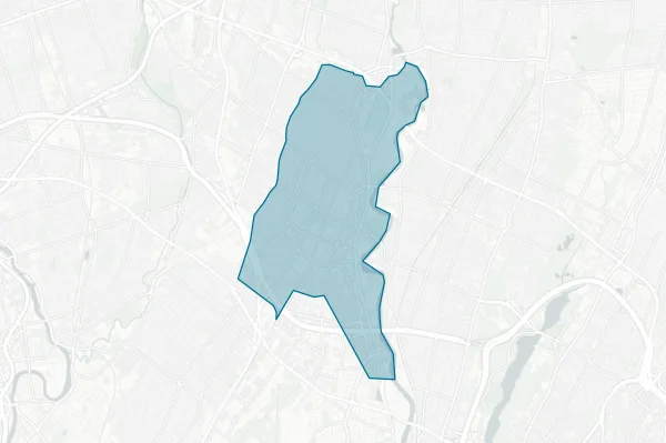 Hackensack Board of Education — detail map