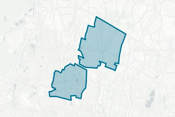 Northern Highlands Regional School District — detail map