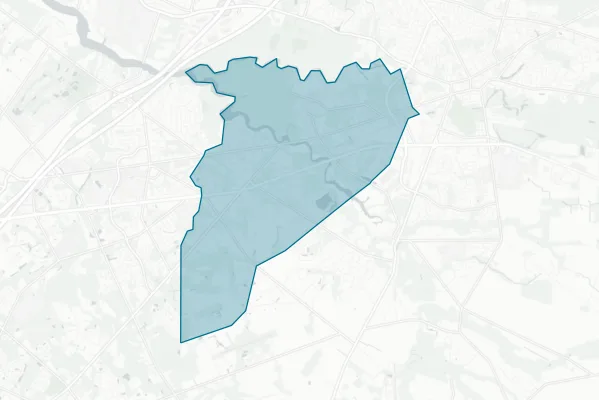 Hainesport Township Board of Education — detail map