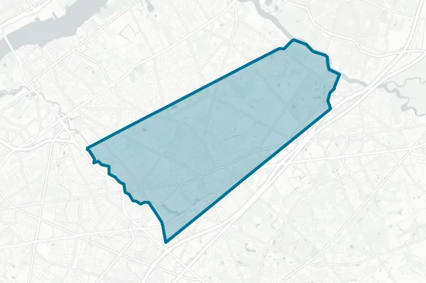 Moorestown Township Board of Education — detail map
