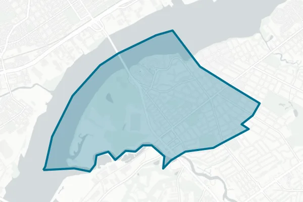 Palmyra Borough School District — detail map