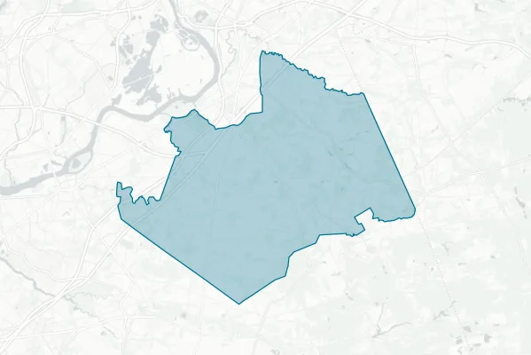 Northern Burlington Regional School District — detail map