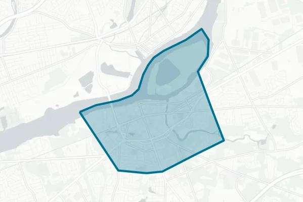 Burlington Township School District — detail map