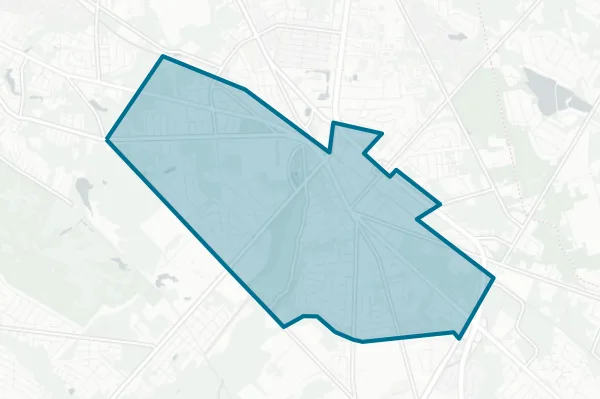 Berlin Borough School District — detail map
