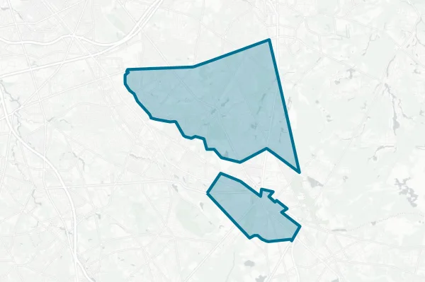Eastern Camden County Regional School District — detail map